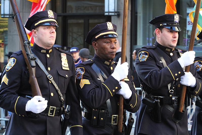 Veterans' Day : Parade : New York City : USA : Richard Moore : Journalist : Photographer :